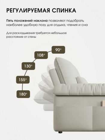 Кресло-кровать ЛУНО 105см в Алдане - mebel154.com