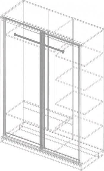 Шкаф-купе Александрия СА-11(бодега светлая/плетёнка) в Алдане - mebel154.com