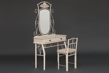 Столик туалетный CANZONA (столик/зеркало + стул) в Алдане - mebel154.com