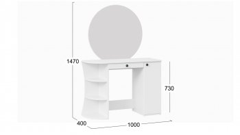 Стол туалетный «Соло» Тип 1 в Алдане - mebel154.com