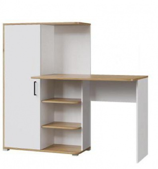 Стол со шкафом STIF белый(правый/левый) в Алдане - mebel154.com