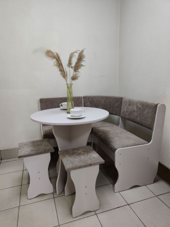 Кухонный уголок Лотос ткань в Алдане - mebel154.com