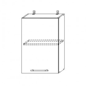 Капри ВП 500 шкаф верхний высокий в Алдане - mebel154.com