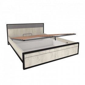 Кровать 1600 с подъемным механизмом Техно в Алдане - mebel154.com