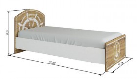Кровать 900 КРД 900.1 Юнга в Алдане - mebel154.com