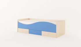 Кровать детская с ящиками Волна в Алдане - mebel154.com