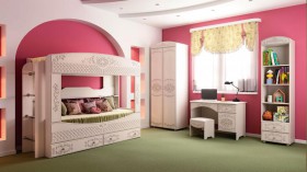 Кровать двухъярусная Каролина в Алдане - mebel154.com