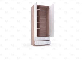 Шкаф 2-х комбинированный  Лира в Алдане - mebel154.com