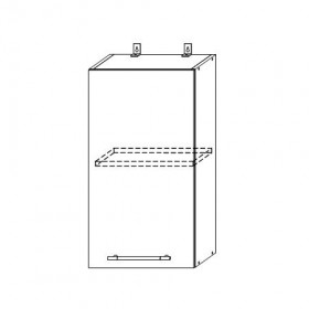 Монако ВП 450 шкаф верхний в Алдане - mebel154.com