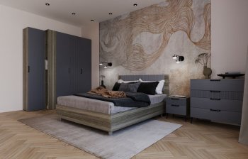Спальный гарнитур Борнео в Алдане - mebel154.com