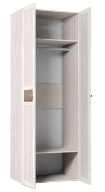 Шкаф для одежды 2-х дверный 54 Карина в Алдане - mebel154.com