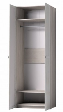 Шкаф для одежды 2-х дверный 54 Марсель в Алдане - mebel154.com