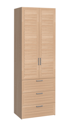 Шкаф для одежды 2-х дверный с ящ 12 Регата в Алдане - mebel154.com