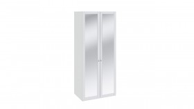 Шкаф для одежды с 2 зерк дверями Ривьера в Алдане - mebel154.com
