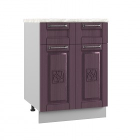 Шкаф нижний 2 ящика С2Я 600 Тито в Алдане - mebel154.com