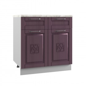 Шкаф нижний 2 ящика С2Я 800 Тито в Алдане - mebel154.com