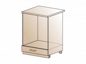 Шкаф нижний для духовки Струна ШНД 600 в Алдане - mebel154.com