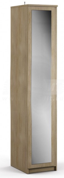 Шкаф однодверный с зеркалом Веста СБ-2260  в Алдане - mebel154.com