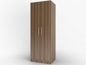 Шкаф распашной ш 800-2 двери (со штангой) в Алдане - mebel154.com