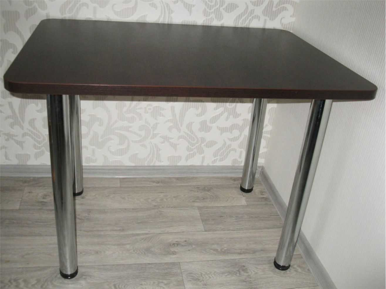 Обеденный стол Хром 9 в Алдане - mebel154.com