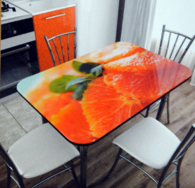 Стол обеденный Апельсин в Алдане - mebel154.com